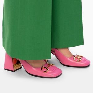 Women's mid-heel pump with Horsebit size 36